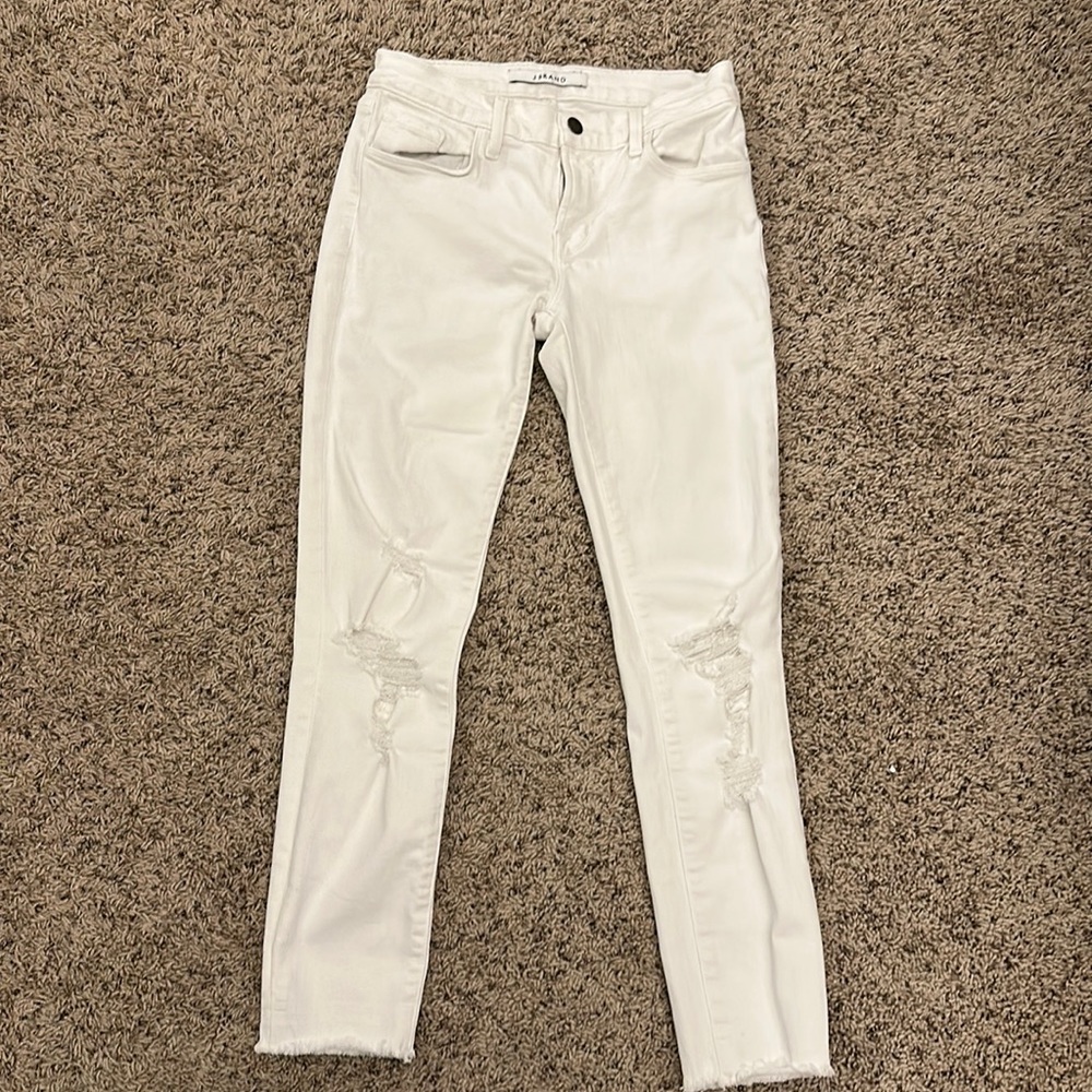 J Brand white jeans